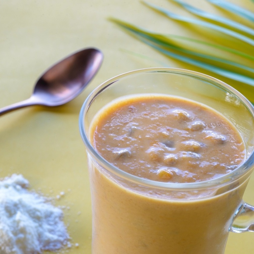 Maracujá com Leite de Coco em Pó